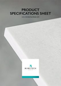Mimetech stone Product Specifications sheet