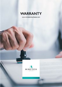 mimetech stone warranty