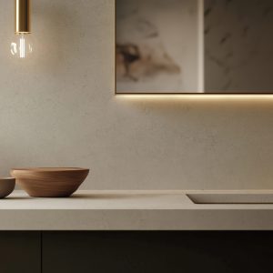 Mimetech Stone Nature Sand 2025 bathroom