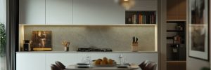Nebula sand kitchen ambiance Mimetech Stone